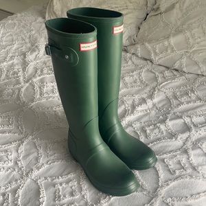 Olive Green Hunter Boots